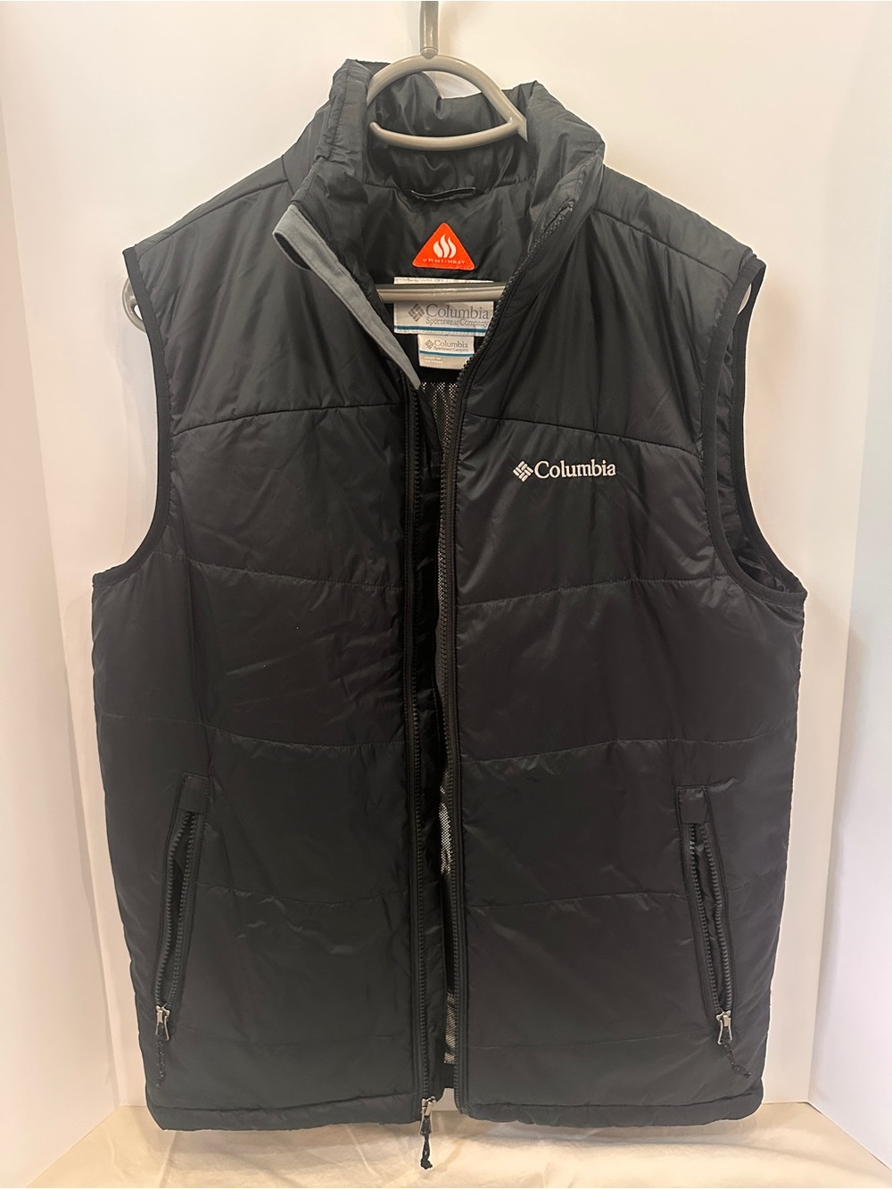 Columbia Black Quilted Insulated Men's Vest